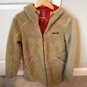 NWOT L.L. Bean Mountain Pile Fleece Coat